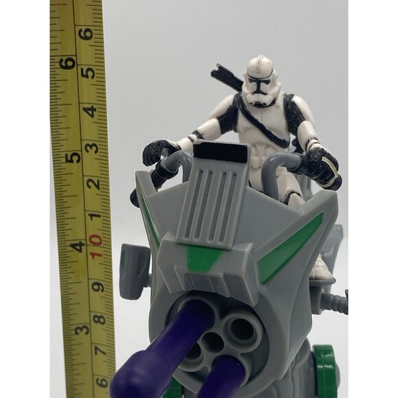 Attacktix Star Wars Battle Master Set AT-RT & Republic Gunship 4 Pieces Hasbro - Picture 11 of 16